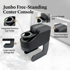 Universal Jumbo Console ArmRest Navy Blue – Car Center Arm Rest with Storage