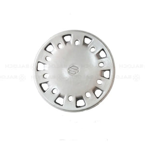 Race R Wheel Cover 12' Inch – Silver Car Wheel Cover / Hub Cap Set (4 Pcs)