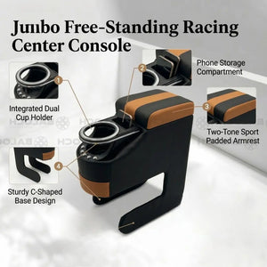 Universal Jumbo Console ArmRest Beige – Car Center Arm Rest with Storage