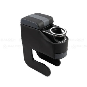 Universal Jumbo Console ArmRest Navy Blue – Car Center Arm Rest with Storage