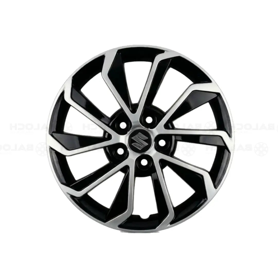Double Color Wheel Cover 13' Inch – BiTurbo Dual Tone Car Wheel Cover Set (4 Pcs)