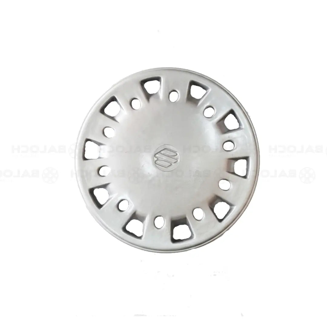 Race R Wheel Cover 12' Inch – Silver Car Wheel Cover / Hub Cap Set (4 Pcs)