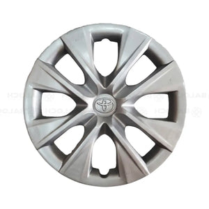 Race R Wheel Cover 15' Inch – Silver Car Wheel Cover / Hub Cap Set (4 Pcs)