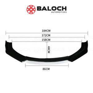 Product – Universal front bumper splitter 3pcs v4