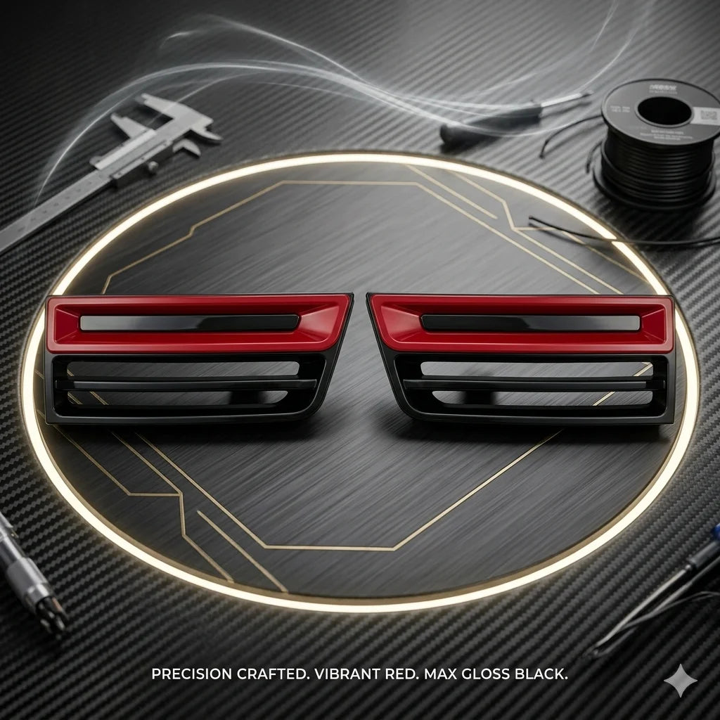 Suzuki Alto Rear Bumper RS Turbo Garnish Red & Black