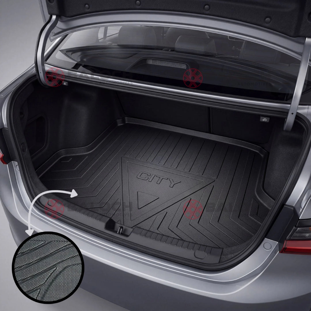 Honda City 2022-2026 TPE Trunk Mat – Custom Fit Waterproof Diggi Tray Boot Liner