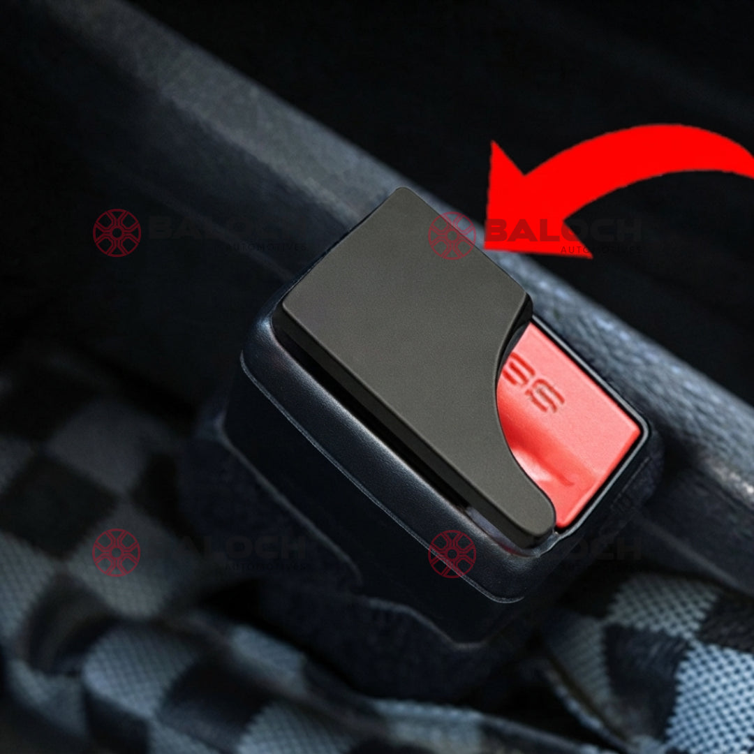 Simple Universal Car Seat Belt Buckle Clip – Premium Seatbelt Alarm Stopper & Interior Accessory (2 Pcs)