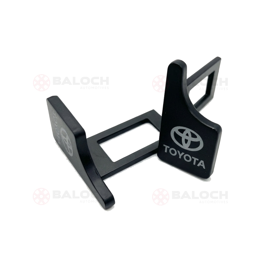 Toyota Fancy Universal Car Seat Belt Buckle Clip – Premium Seatbelt Alarm Stopper & Interior Accessory (2 Pcs)