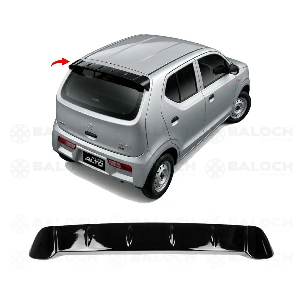 TRD Batman Wings Roof Spoiler (Painted) for Suzuki Alto 660cc