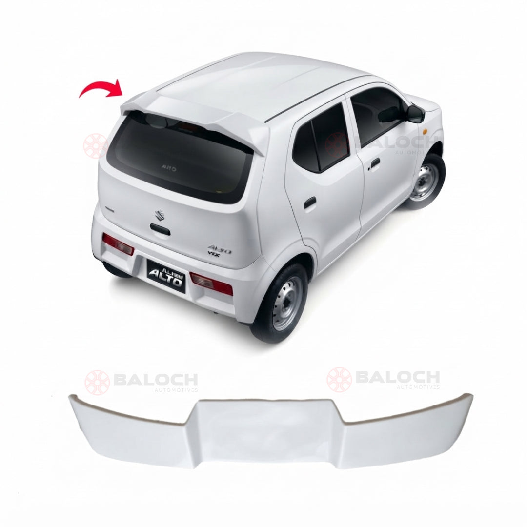 Suzuki Alto 660cc Sporty Fin-Cut Roof Spoiler - Painted