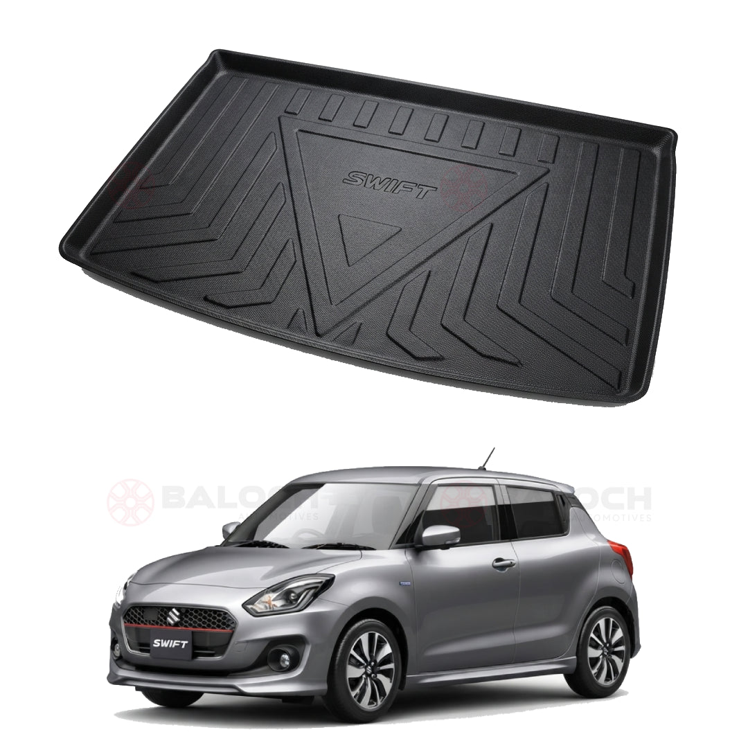 Suzuki Swift TPE Trunk Mat – Custom Fit Waterproof Diggi Tray Boot Liner for Swift 2022-2026
