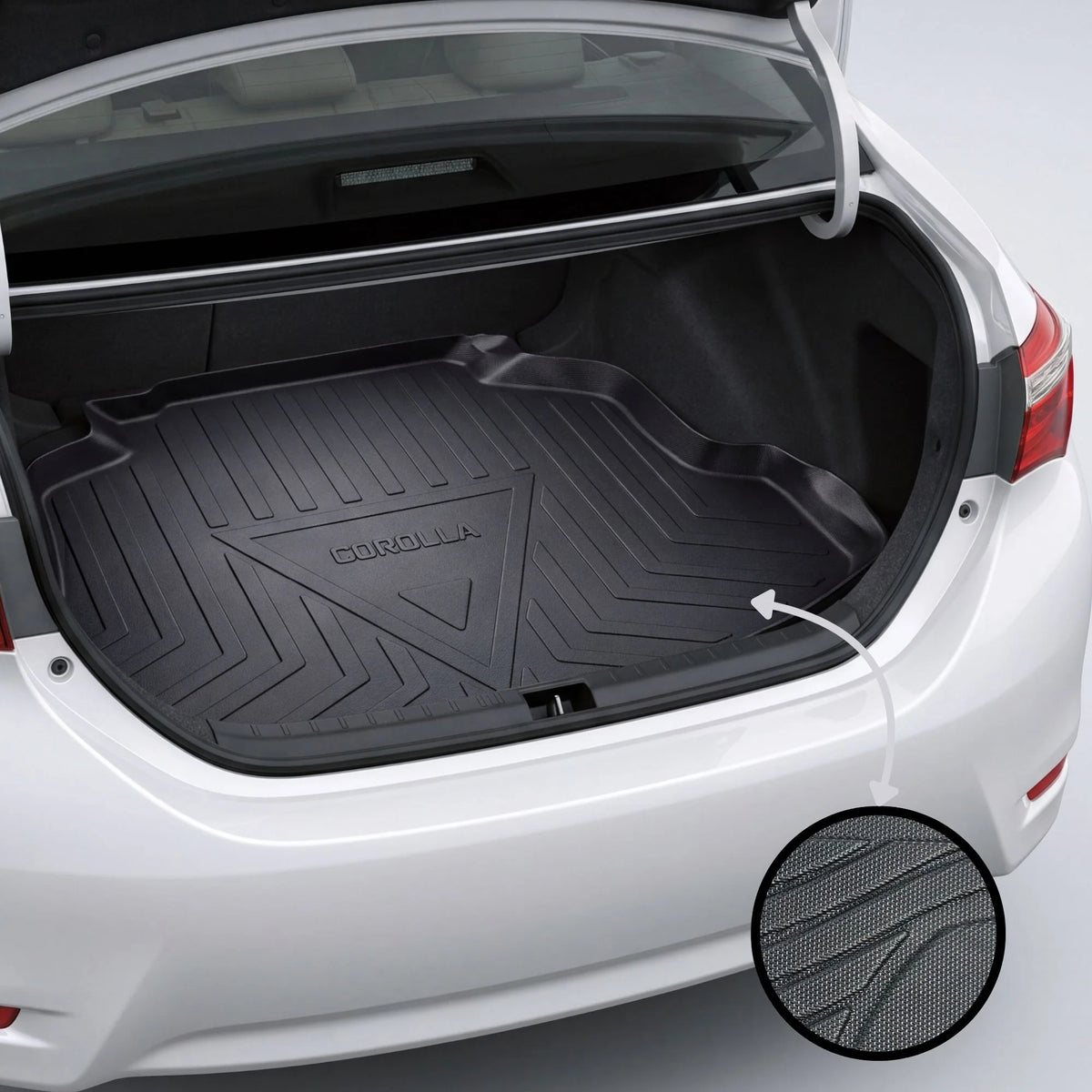 Toyota Corolla 2014-2026 TPE Trunk Mat – Custom Fit Waterproof Diggi Tray Boot Liner