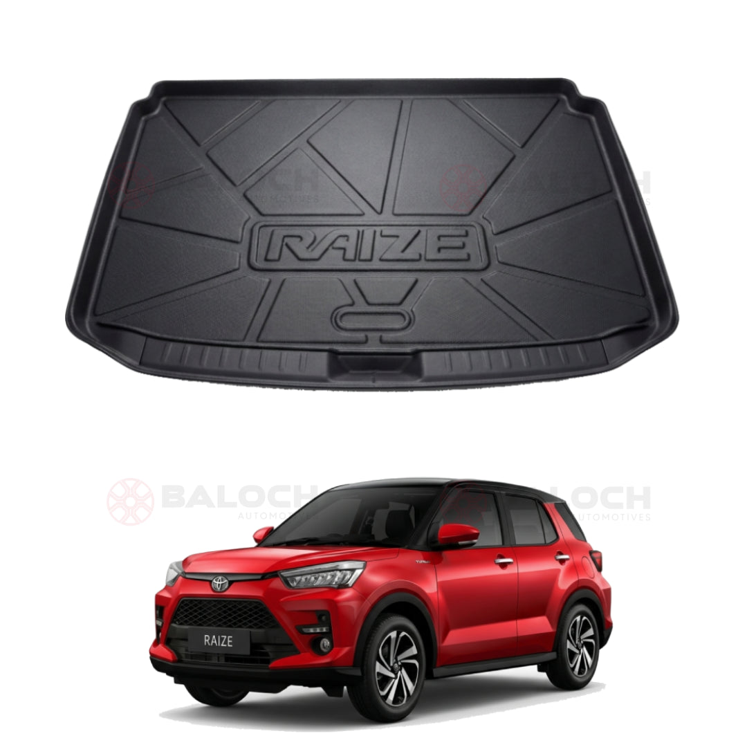 Toyota Raize TPE Trunk Mat – Custom Fit Waterproof Diggi Tray Boot Liner 2022-2026