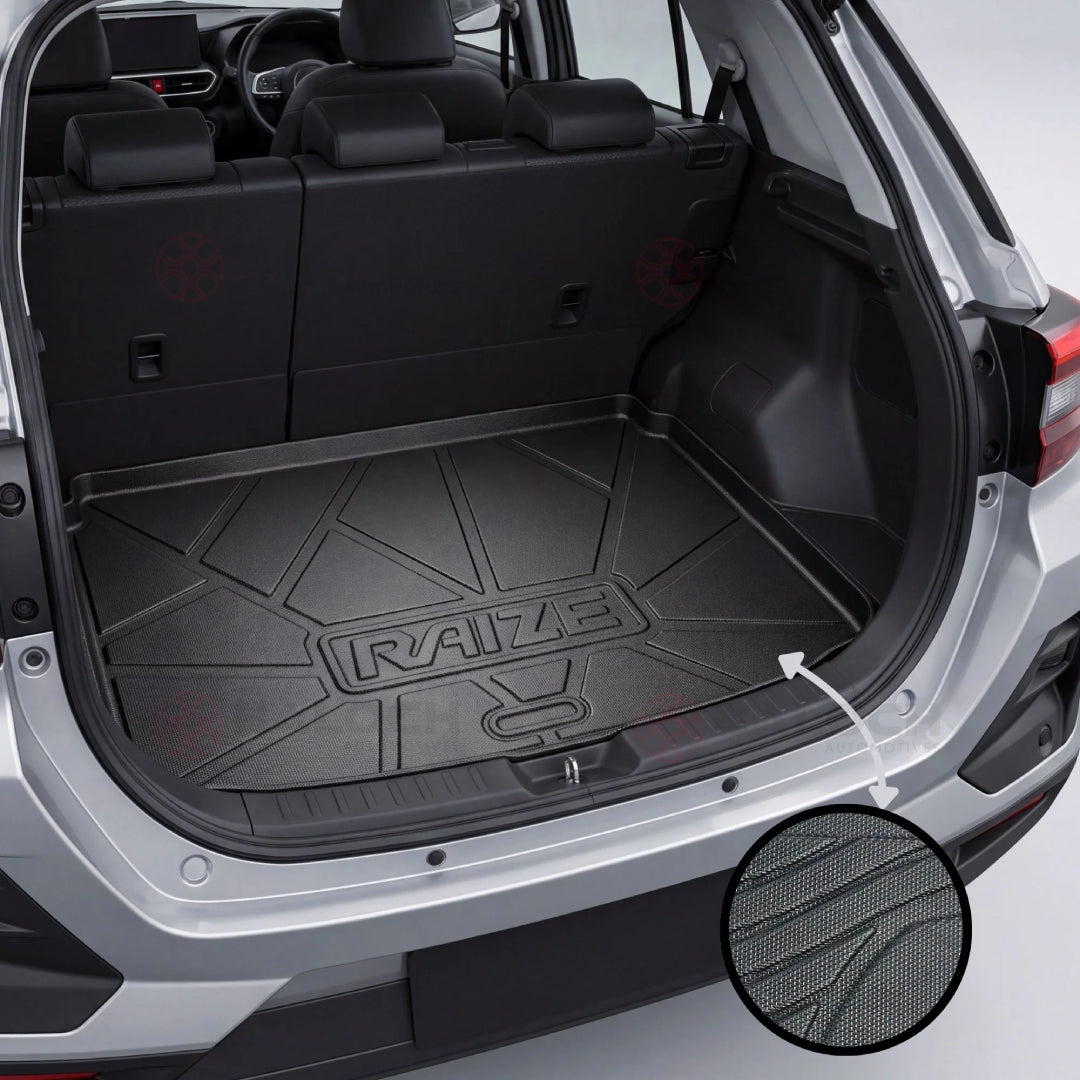 Toyota Raize TPE Trunk Mat – Custom Fit Waterproof Diggi Tray Boot Liner 2022-2026