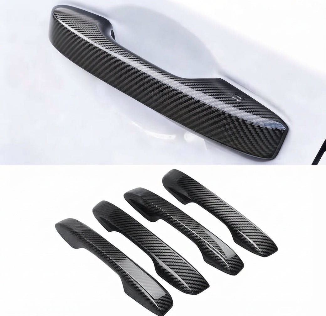 Honda Civic 2022-2026 Carbon Fiber Door Handle Covers 4 Pcs – Exterior Handle Trim Cover Set