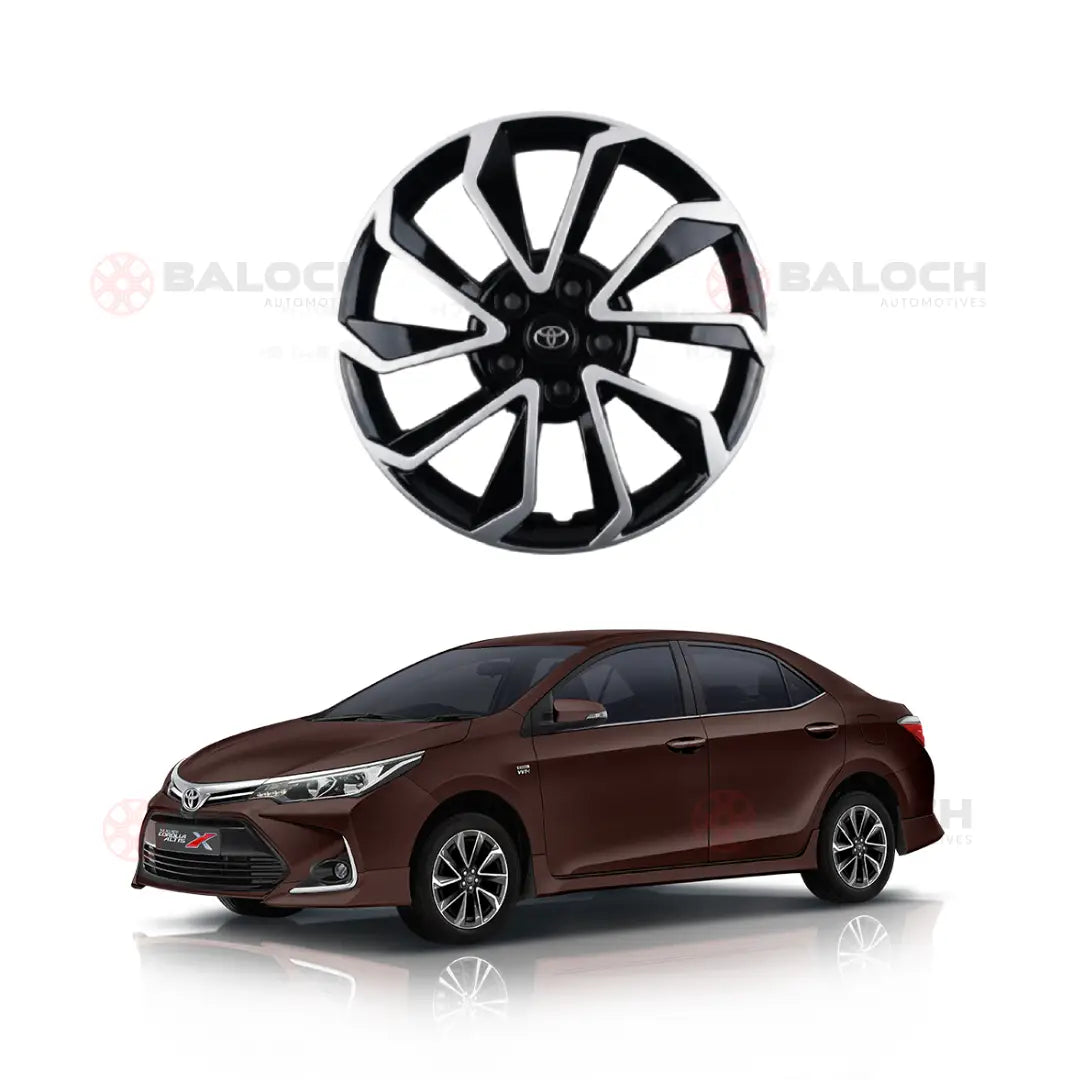Double Color Wheel Cover 15' Inch for Toyota Corolla (2014-2026)