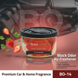 Black Odor Organic Air Freshener Strawberry