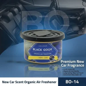 Black Odor Organic Air Freshener New Car
