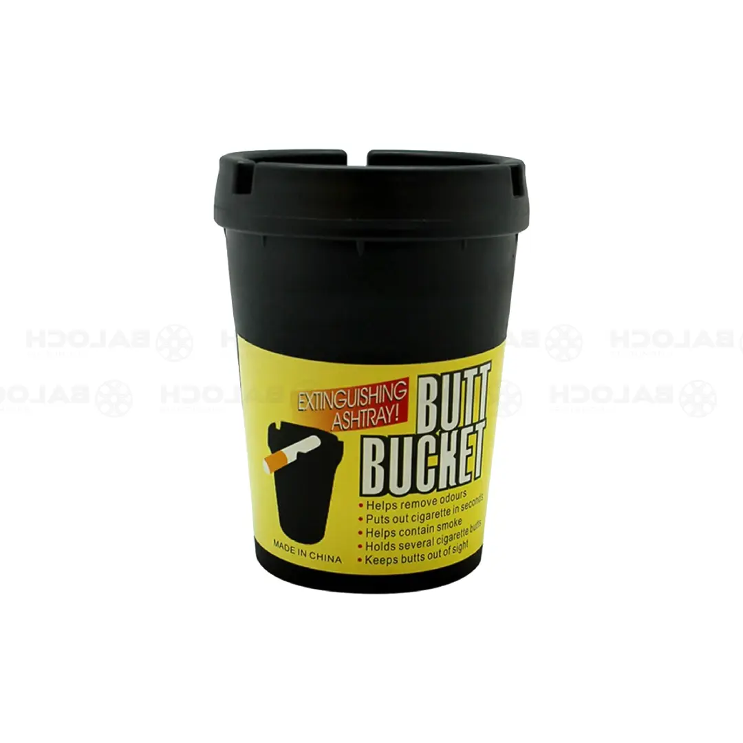 Butt Bucket Ashtray Car Smokeless Cigarette Ashtray with Lid