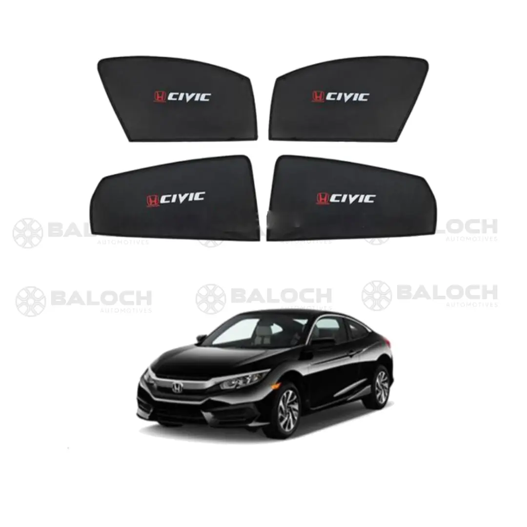 Honda Civic X Logo Curtains