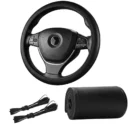 Steerin Wheel Cover Stitching Black