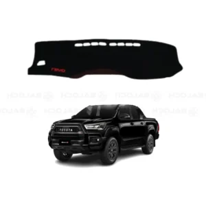 Toyota Hilux Revo 2016-2025 Velvet Dashboard Mat Black