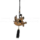 Wooden Ali Mola(A.S) Hanging Item For Car