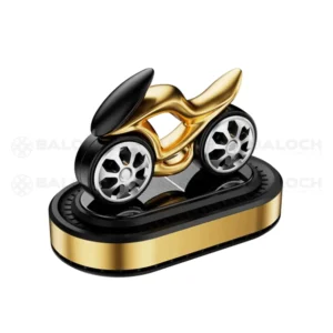 Solar Powered Bike Rotating Dashboard Perfume Ornament with Fragrance Liquid