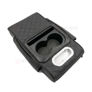 5-in-1 Car Armrest Cushion Cover with Tissue Holder & Storage Organizer