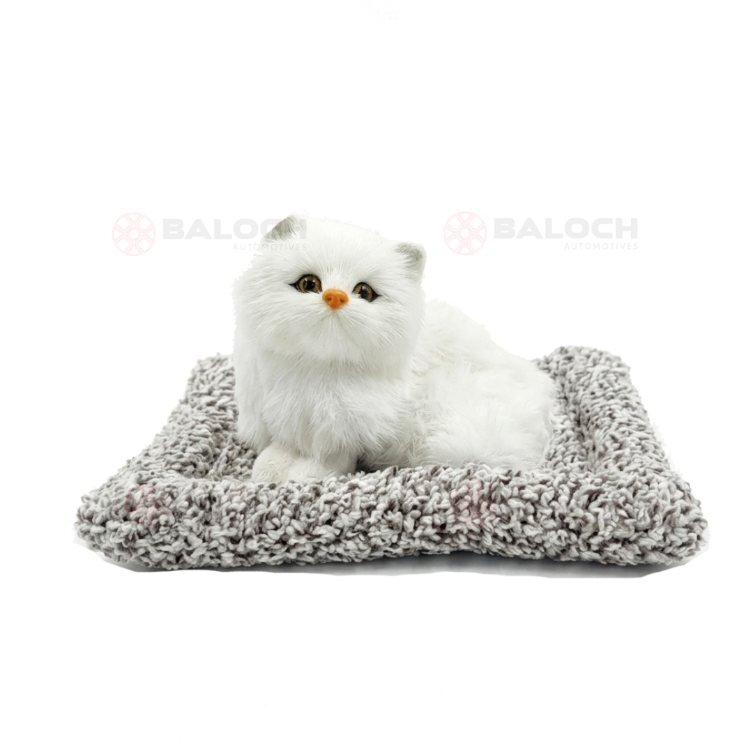 Cute Sleeping Cat Dashboard Ornament